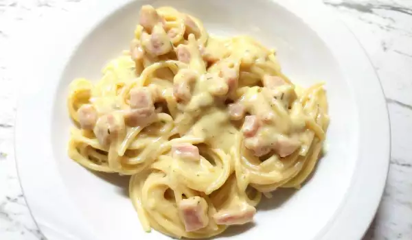 Spaghete Carbonara in Instant Pot